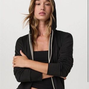 Vuori Black Heather Halo Essentials Hoodie